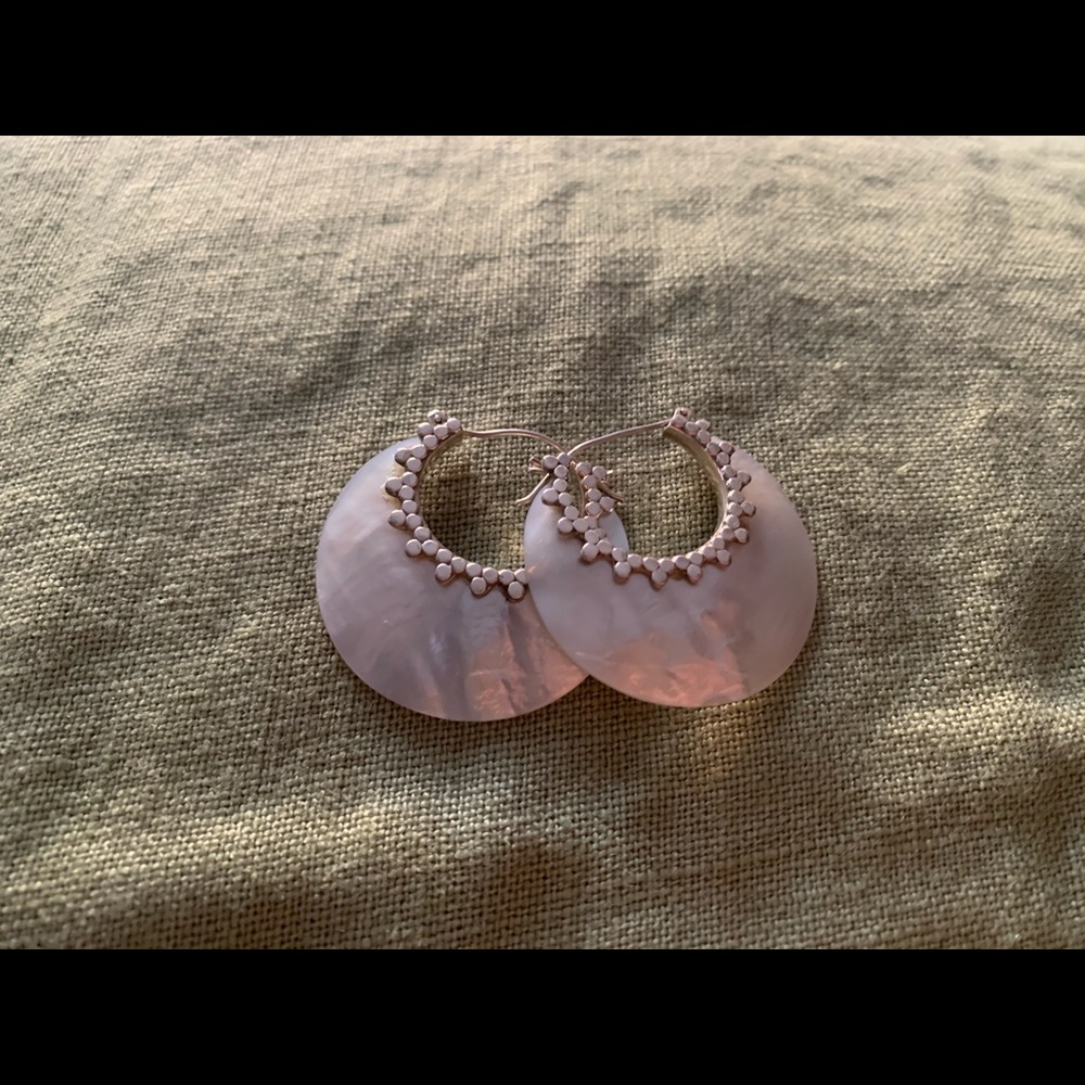 Pearl earrings